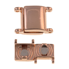 Cymbal Axos II Magnetic Clasp Rose Gold Plate for 11/0 Delica Beads