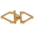 Cymbal Samaria 11/0 Toggle Clasp 24K Gold Plate