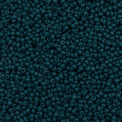 Czech Seed Bead 10/0 Opaque Dark Green (53270)