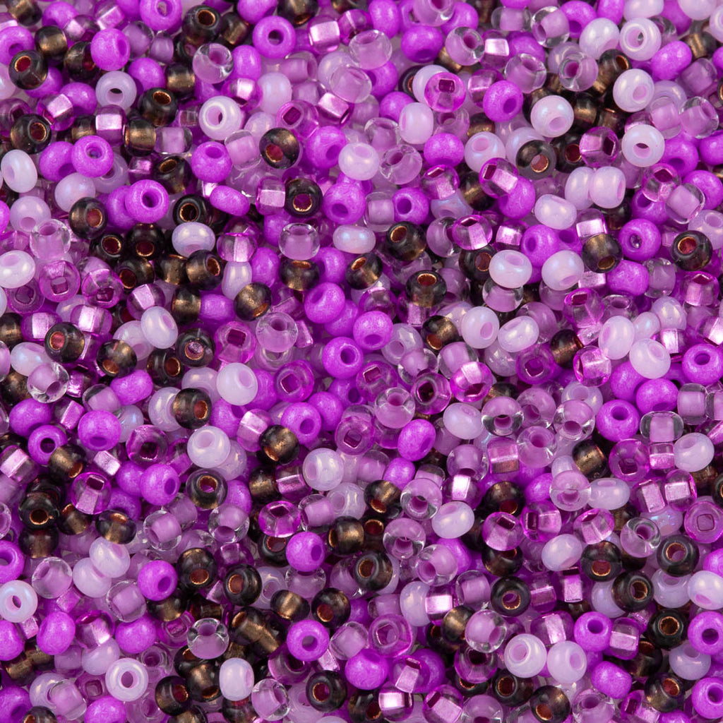 Czech Seed Bead 10/0 Lilac Petals Mix 20g Tube