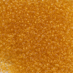 50g Czech Seed Bead 10/0 Light Topaz (10020)
