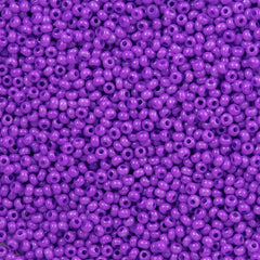 Czech Seed Bead 10/0 Opaque Dyed Violet (16128)