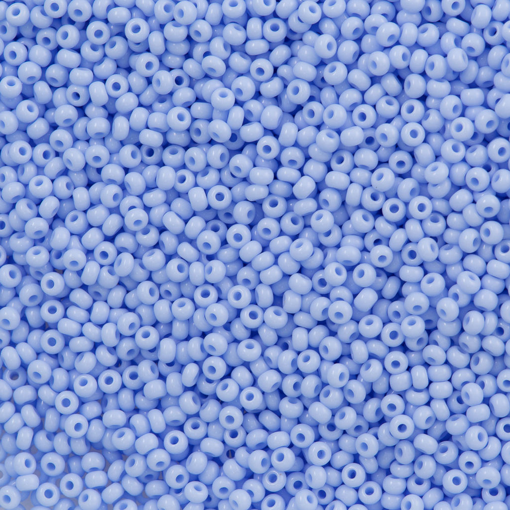 Czech Seed Bead 10/0 Opaque Powder Blue (33000)