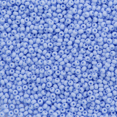 50g Czech Seed Bead 10/0 Opaque Powder Blue (33000)