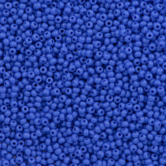 50g Czech Seed Bead 10/0 Opaque Medium Blue (33040)