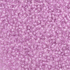 Czech Seed Bead 10/0 Crystal Lined Lilac Terra (38326)