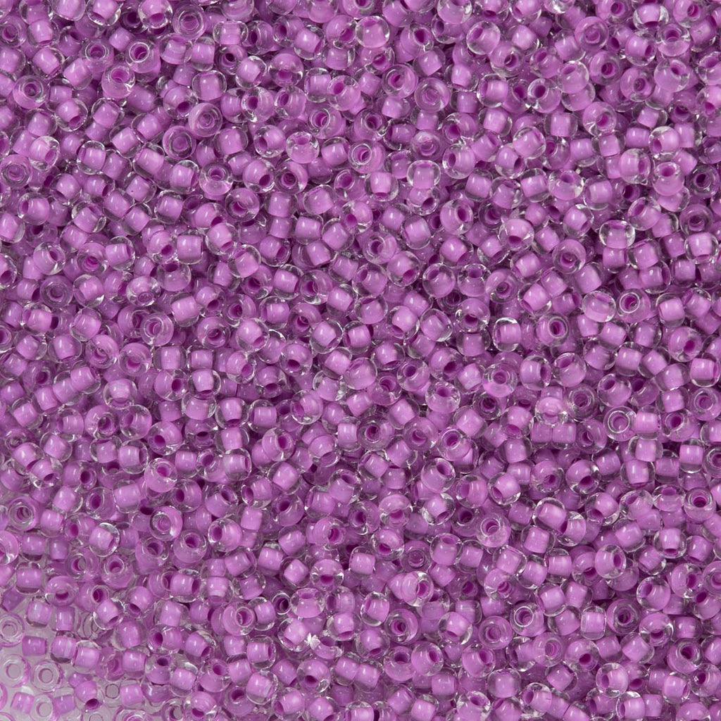 Czech Seed Bead 10/0 Crystal Lined Purple Terra (38328)