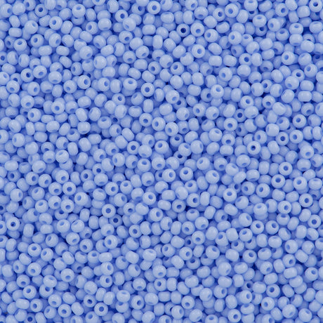 Czech Seed Bead 11/0 Opaque Powder Blue 2-inch Tube (33000)