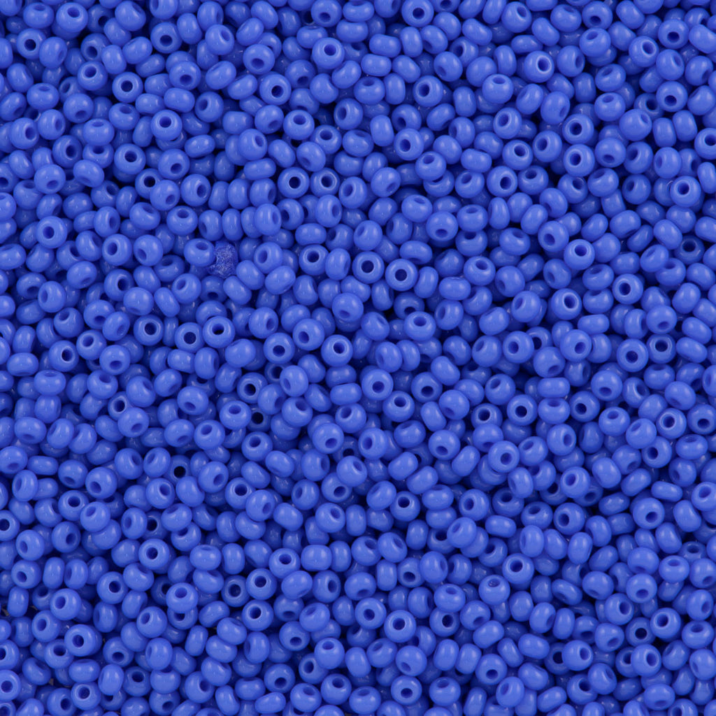 Czech Seed Bead 11/0 Opaque Medium Blue 50g (33040)