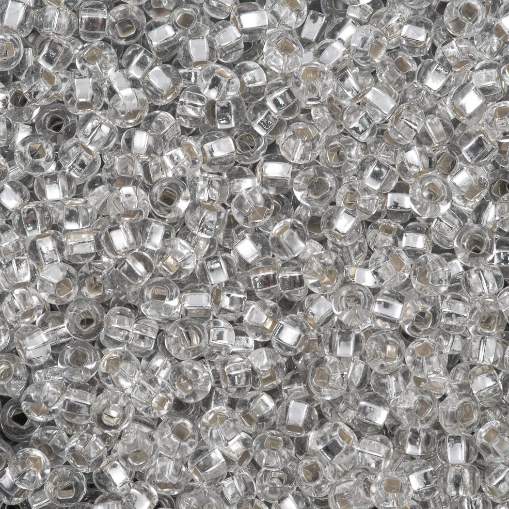 Transparent White/Clear 11/0 Glass Seed Beads | Shop Boleks