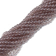 200 Czech 4mm Pressed Glass Round Beads Light Amethyst Luster (20020L)