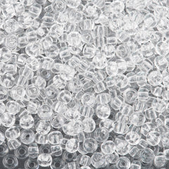 Czech Seed Bead 6/0 Crystal Clear 50g (00050)