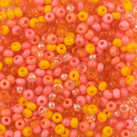 Czech Seed Bead 6/0 Cosmic AB Mix 2-inch Tube (19226)