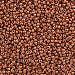 Czech Seed Bead 8/0 Metallic Dyed Copper 50g (01770)