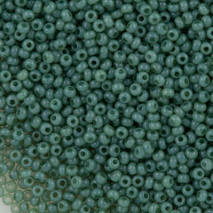 Czech Seed Bead 8/0 Solgel Jade Opal (02663)