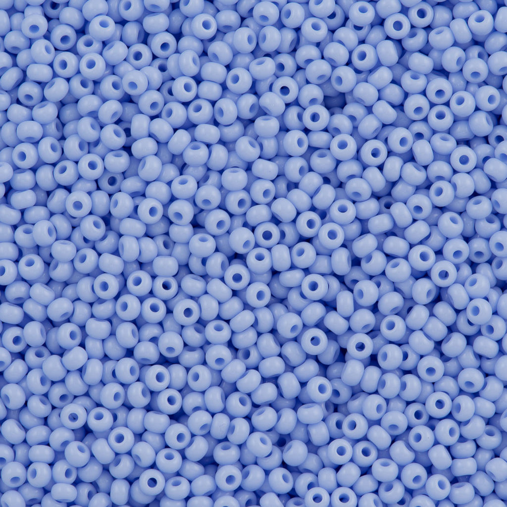 Czech Seed Bead 8/0 Opaque Powder Blue 50g (33000)