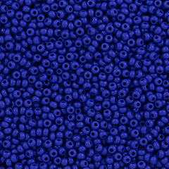 Czech Seed Bead 8/0 Opaque Blue 2-inch Tube (33060)