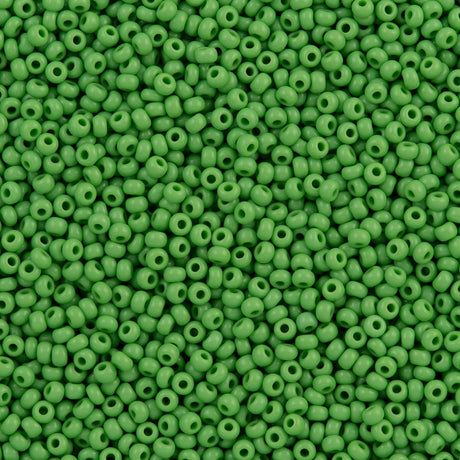 Czech Seed Bead 8/0 Opaque Light Green 50g (53230)