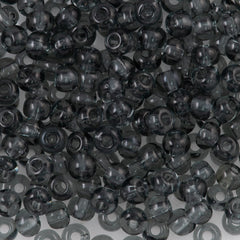 Czech Seed Bead 8/0 Black Diamond 2-inch Tube (40010)