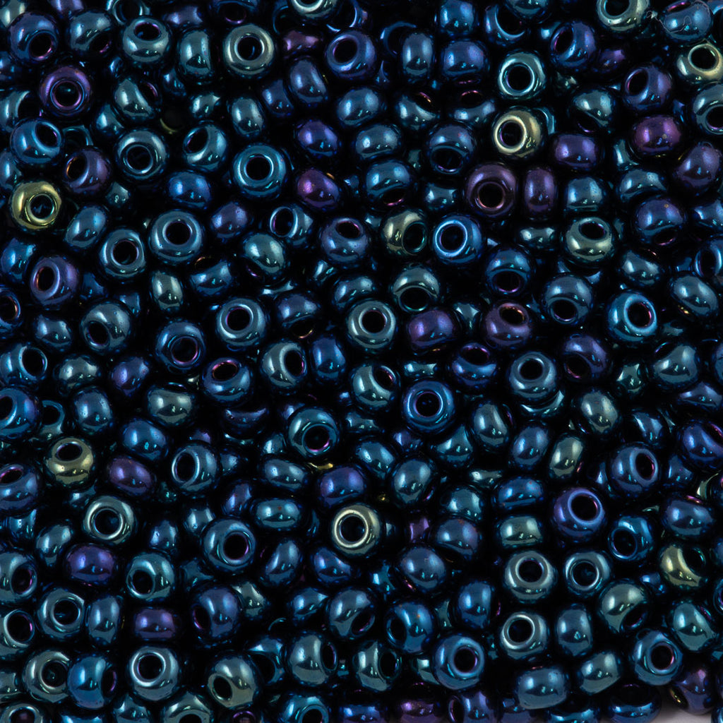 Preciosa Seed Bead 8/0 Blue Iris 22g Tube (59135)