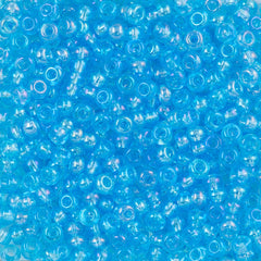 Preciosa Seed Bead 8/0 Aqua AB (61010)