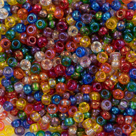 Czech Seed Bead 8/0 Mix Rainbow 2-inch Tube (MIX16)