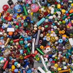 Czech Seed Bead Assorted Multi Color Mix 20g Tube