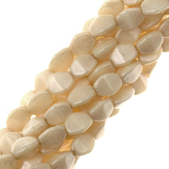 100 Czech Pinch Beads Opaque Champagne Luster (14413P)