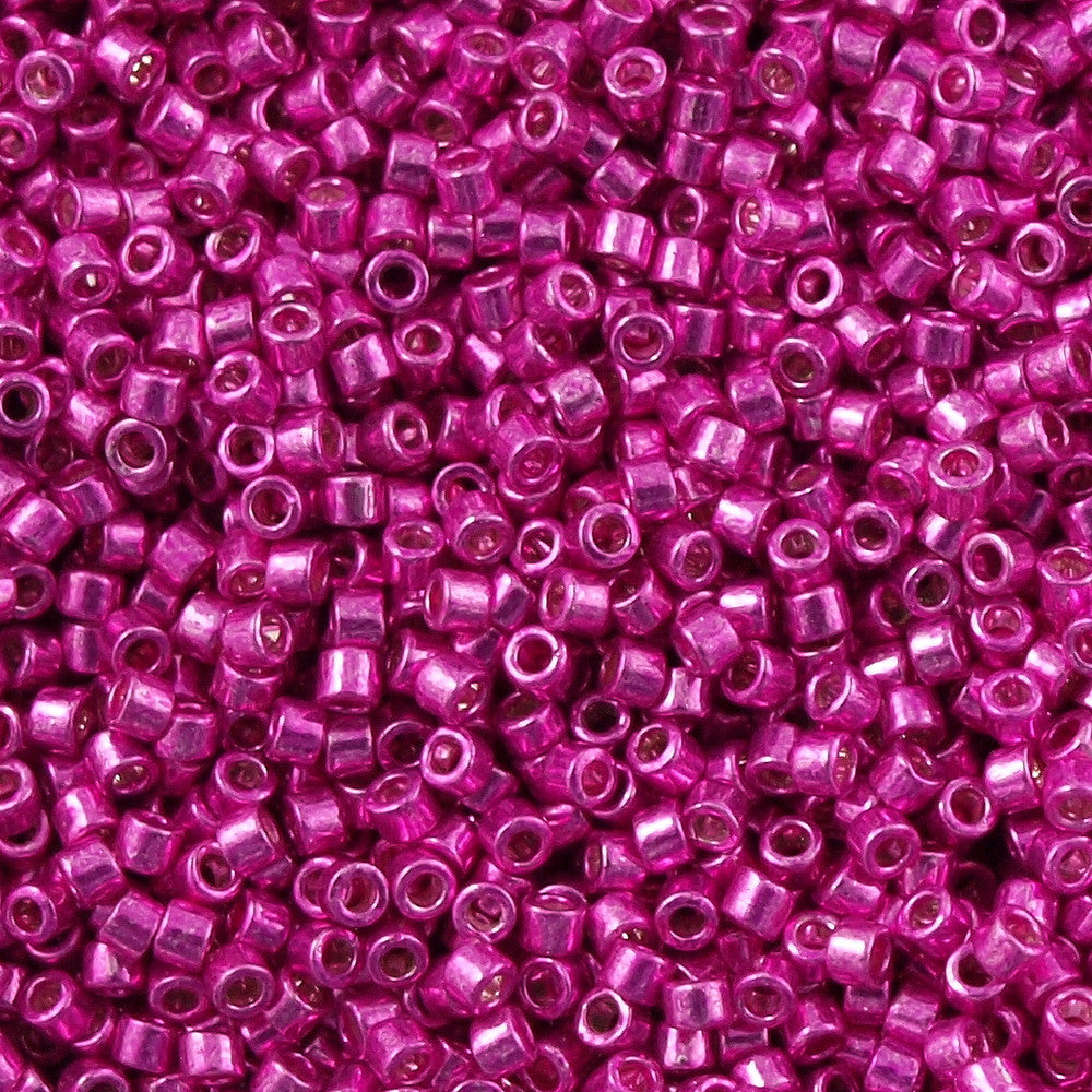25g Miyuki Delica Seed Bead 11/0 Galvanized Hot Pink DB425 – Aura