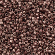 25G Miyuki Delica Seed Bead 11/0 Nickel Plated Dyed Dark Mauve DB462