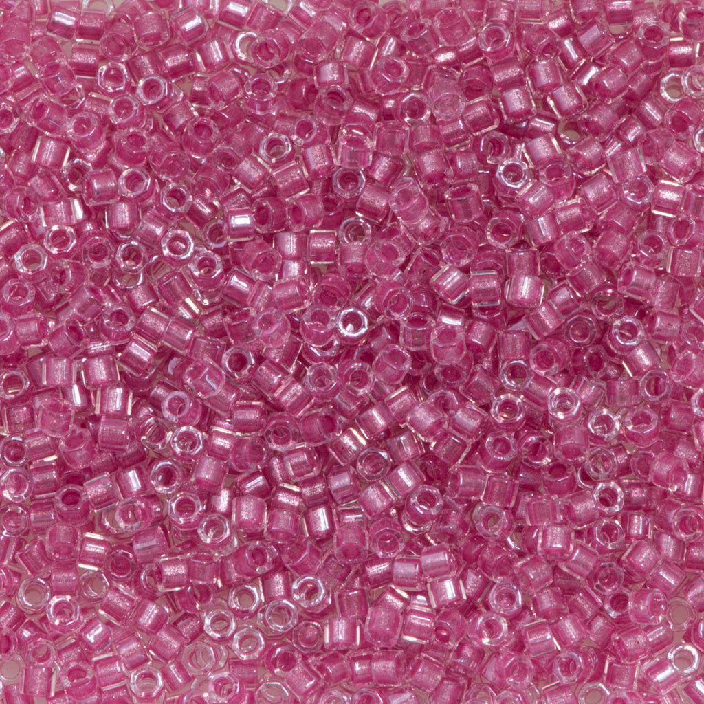 Miyuki Hex Cut Delica seed bead 11/0 Shimmering Rose DBC902
