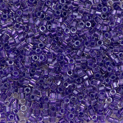 Miyuki Hex Cut Delica seed bead 11/0 Shimmering Purple 7g Tube DBC906