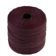 Eggplant S-Lon Bead Cord 77 Yard Spool .5mm TEX 210
