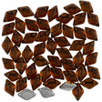 Gemduo Bead 8x5mm Backlit Smoke Topaz 2-Inch Tube (10230BK)