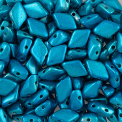 Gemduo Bead 8x5mm Metalust Turquoise 2-Inch Tube (24206)
