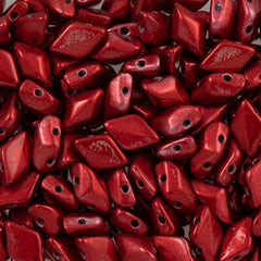 Gemduo Bead 8x5mm Metalust Lipstick Red 2-Inch Tube (24209)