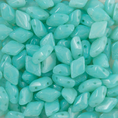 Gemduo Bead 8x5mm Green Aqua Opal 2-Inch Tube (61100)