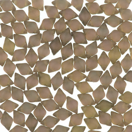 Gemduo Bead 8x5mm Matte Backlit Pink Citrine 2-Inch Tube (10010BKPM)