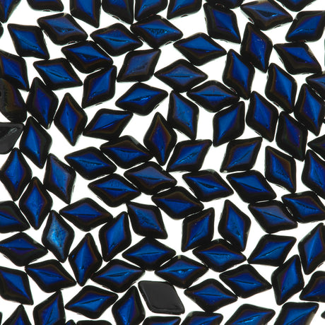 Gemduo Bead 8x5mm Jet Azuro 2-Inch Tube (23980AZ)