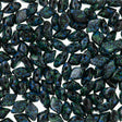 Gemduo Bead 8x5mm Jet & Blue Confetti 2-Inch Tube (24404)