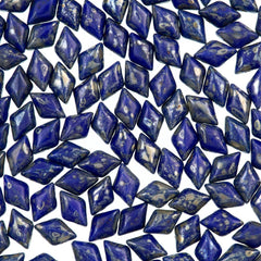 Gemduo Bead 8x5mm Royal Blue Picasso 2-Inch Tube (33050T)