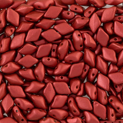 Gemduo Bead 8x5mm Lava Red 2-Inch Tube (01890)