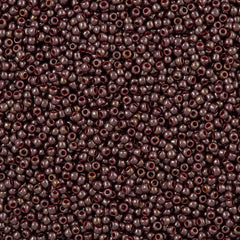 50g Toho Round Seed Bead 11/0 Gold Luster Opaque Brown (460)