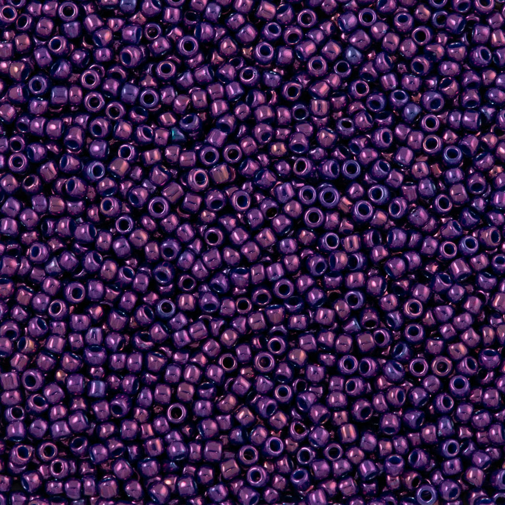 50g Toho Round Seed Bead 11/0 Metallic Purple (461)