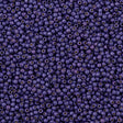 50g Toho Round Seed Bead 11/0 PermaFinish Matte Galvanized Violet (581PFF)