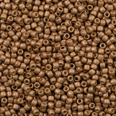 50g Toho Round Seed Bead 11/0 PermaFinish Matte Galvanized Golden Fleece (592PFF)