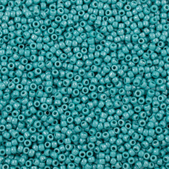 50g Toho Round Seed Bead 6/0 Opaque Luster Turquoise (132)