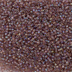 50g Toho Round Seed Beads 6/0 Transparent Light Amethyst AB (166)