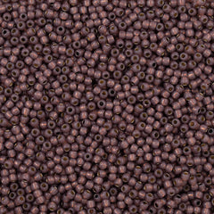 50g Toho Round Seed Bead 6/0 PermaFinish Translucent Silver Lined Nutmeg (2114PF)