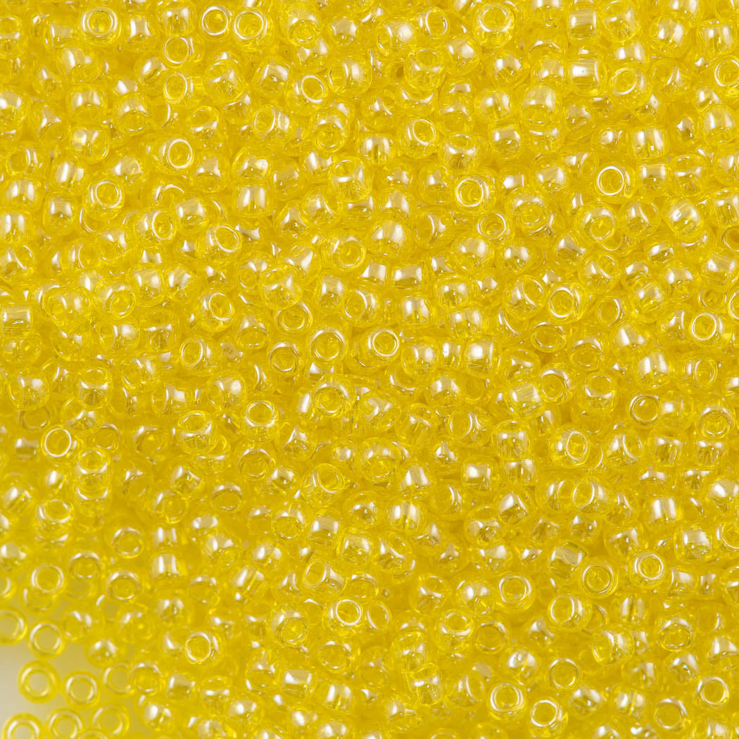 50g Toho Round Seed Bead 8/0 Wild Yellow Rose (102)